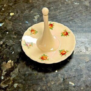 Vintage China Ring Holder Jewelry Dish